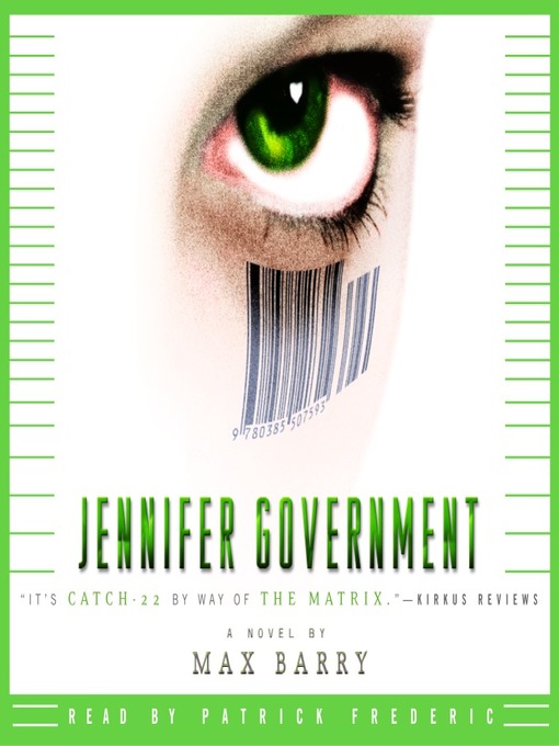 Title details for Jennifer Government by Max Barry - Available